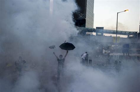 Violence Erupts In Hong Kong As Protesters Are Assaulted The New York