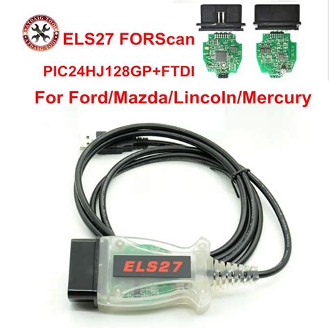 Escáner Els27 Forscan Para Fordmazdalincolnmercury Vehicles Els27