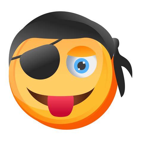 Capitaine Pirate Emoji Smiley Emoticon Image Vectorielle The Best