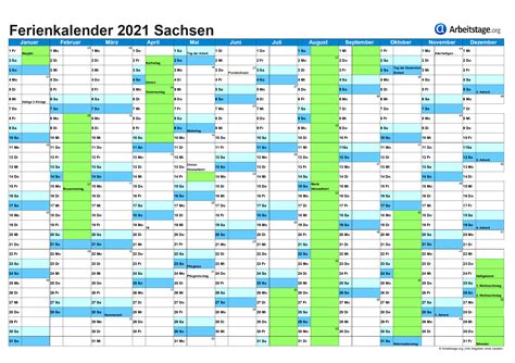 Kalender 2021 mit ferien bayern zum ausdrucken. Ferien Sachsen 2021, 2022