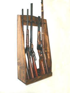 It organizes loosely stored guns limiting personable liability and deters gun theft. Wall Gun Rack Plans - WoodWorking Projects & Plans | Vertical Gun Rack Ideas | Woodworking, Guns ...