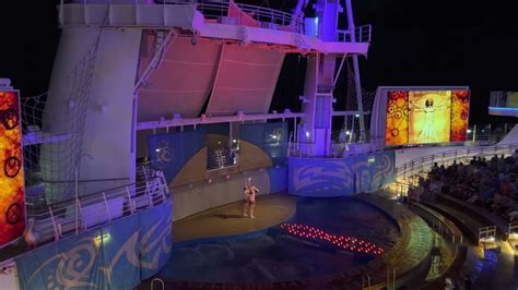 Allure Of The Seas Aqua Theater Oceanaria Aqua Show May 2022 Youtube