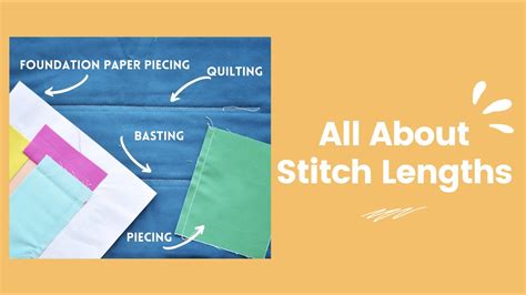 Stitch Lengths For Quilting What Stitch Length To Use For Fpp Piecing