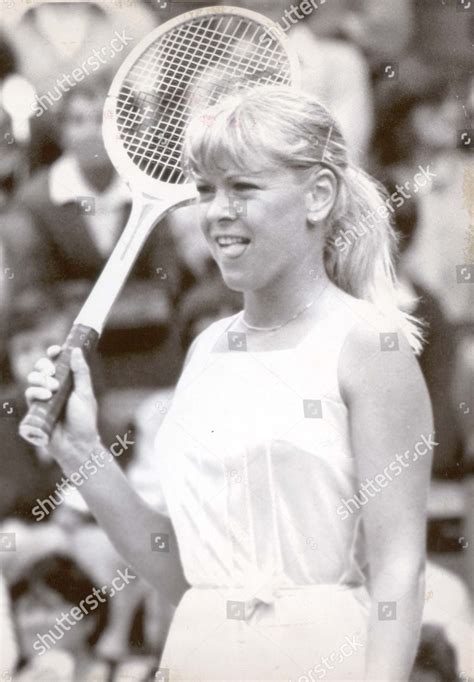 Tennis Player Sue Barker Pictured Action Editorial Stock Photo Stock