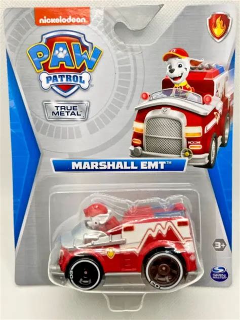 Paw Patrol The Movie Marshall Fire Truck True Metal Vehicle Spin Master