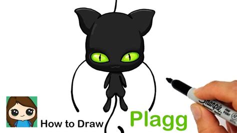 #drawsocute learn #howtodraw cute tikki, a miraculous ladybug kwami easy, step by step drawing tutorial. How to Draw Miraculous Ladybug Kwami Plagg Easy in 2020 ...