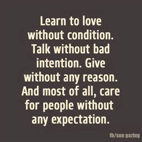 Learn To Love Without Conditiontalk Without Bad Intention Give