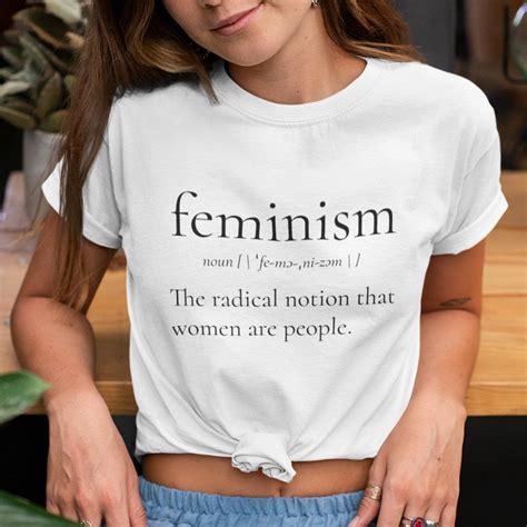 Feminism Definition Shirt Feminist T Shirt Define Feminism The