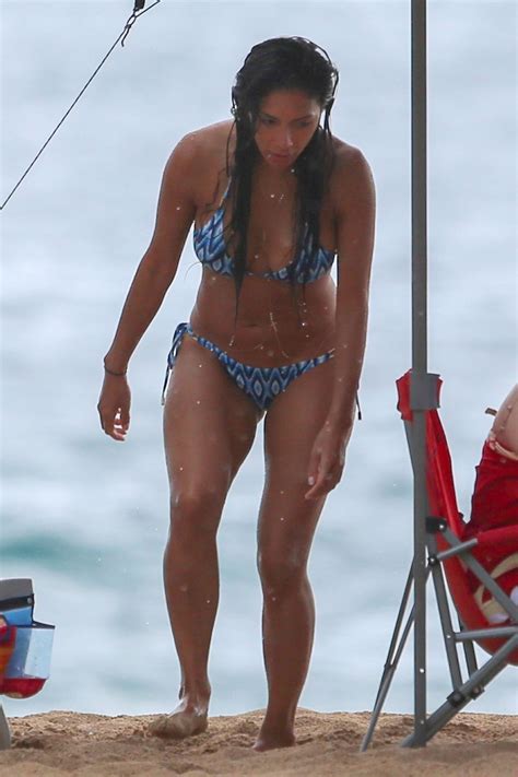nicole scherzinger in bikini at a beach in hawaii 10 12 2018 hawtcelebs