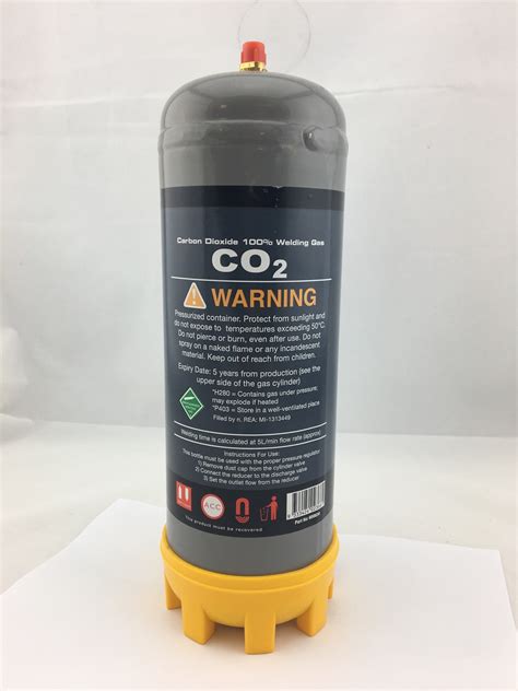 Disposable Gas Bottle Pure Co2 22 Litre Mig