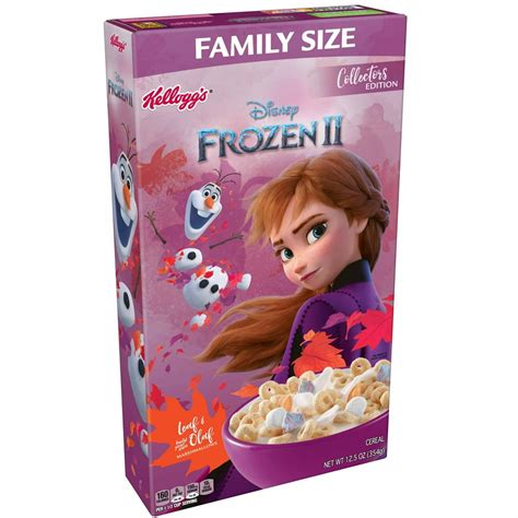Kelloggs Disneys Frozen 2 Breakfast Cereal A Good Source Of 7