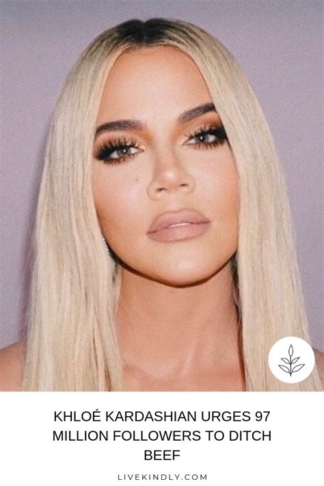 Keeping Up With The Kardashians Star Khloé Kardashian Urged Her Fans To Ditch Beef And Follow