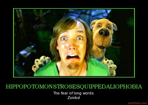 Agoraphobia), in chemistry to describe chemical aversions. hippopotomonstrosesquippedaliophobia fear of long words.