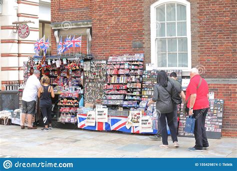 Street Souvenir Shop London Uk Editorial Stock Image Image Of Europe
