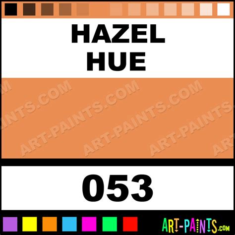 Hazel Colours Acrylic Paints - 053 - Hazel Paint, Hazel Color, Caran D-Ache Colours Paint ...