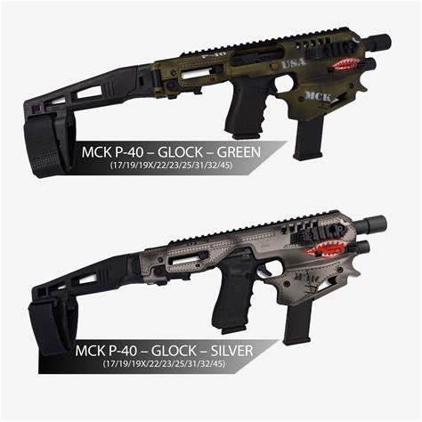 mck p40 micro conversion kit for glock 3 4 and 5 models caa gear up