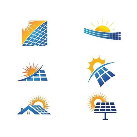 Premium Vector Solar Energy Vector Icon Illustration Template