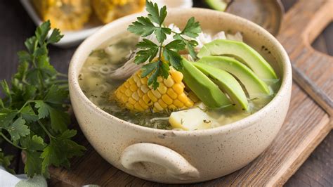 Ajiaco Colombias Hearty Chicken Soup Packed With Vegetables