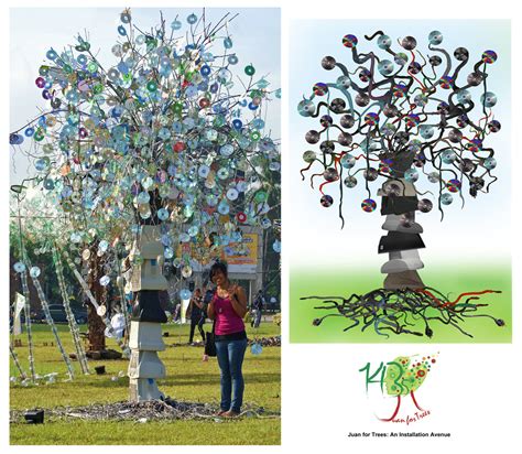 Installation Art E Tree Of Life And Knowledge By Victrixia Montes At
