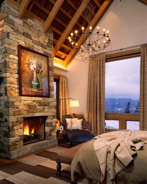 Cozy Bedroom Fireplace Home Decor Pinterest