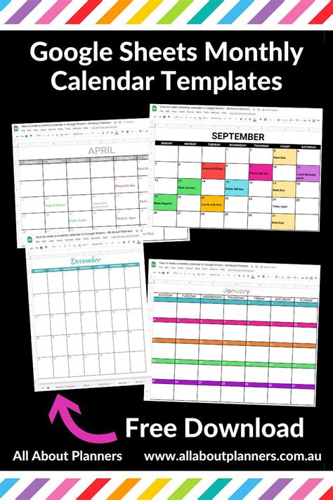 Printable Color Coded Calendar Template Calendar Printables Free Blank