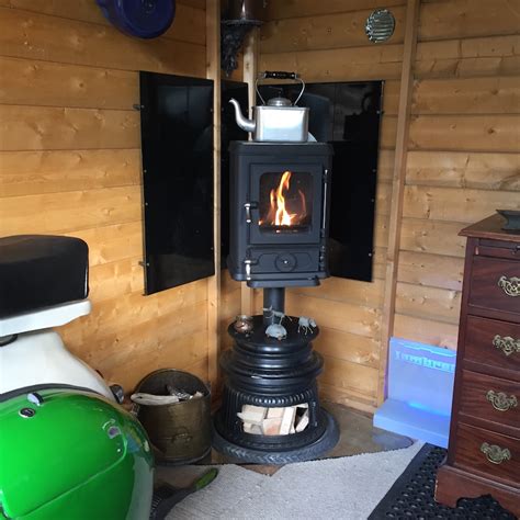 Installing A Small Stove In A Shed