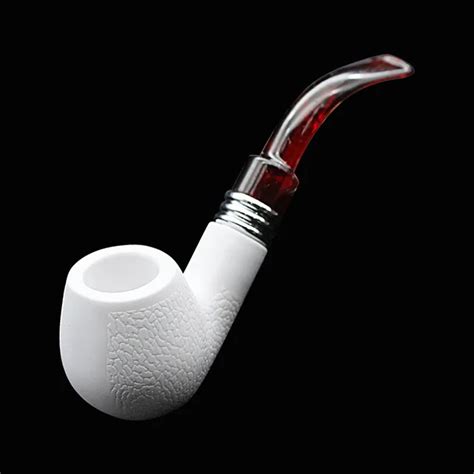High Quality Smoking Tobacco Pipe Meerschaum Cigar Sepiolite Pipes Tobacco Herb Weed Pipes In