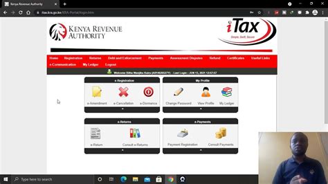 How To Reprint Kra Pin Certificate On Kra Itax Portal In Youtube