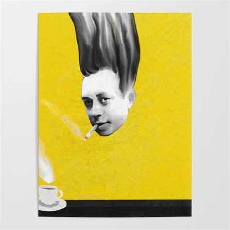 Albert Camus Poster By Zmudart Society6