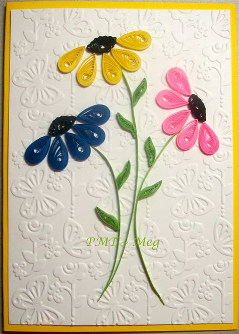 Simple Quilled Card Made By Meg Quilling Birthday Cards Paper
