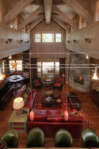 Martis Camp Cabin1 Traditional Living Room Phoenix By Swaback