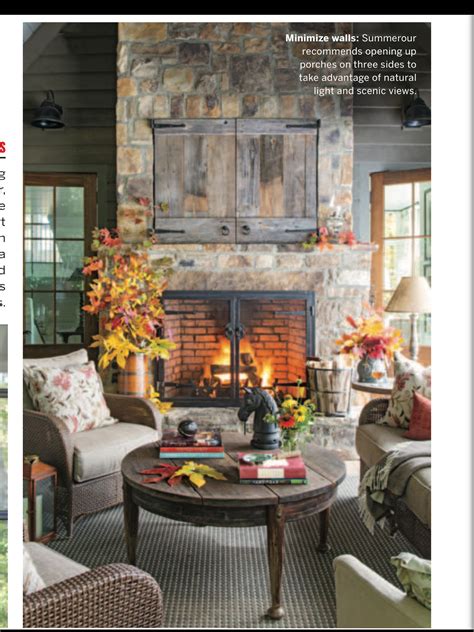 Stone Fireplace E And Hidden Tv Over Fireplace Rustic Stone Fireplace