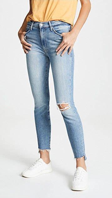Mother Stunner Fray Jeans Frayed Bottom Jeans Frayed Jeans Outfit