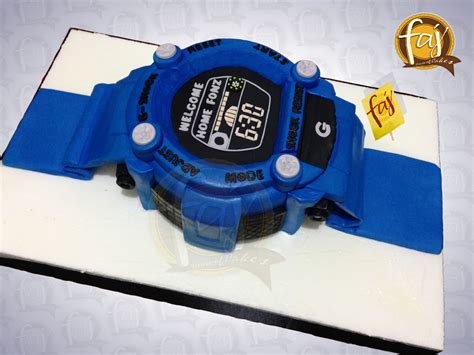 This product is intended for purchase by persons of legal alcohol purchase and drinking age. 3D G Shock Watch Cake By Faj Custom Cakes Gshock ...