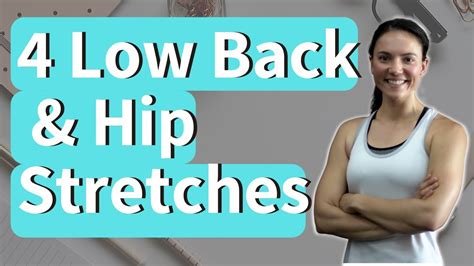 4 Amazing Low Back And Hip Stretches Youtube