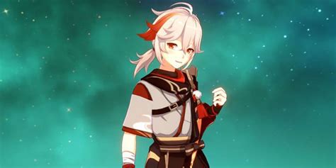 He looks like an angel with his white hair and the sunlight. Genshin Impact: When Kazuha's Banner Release Date Is ...