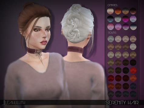Leahlillith Serenity Hair The Sims 4 Catalog
