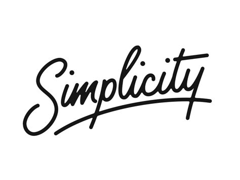 Simplicity By Ian Barnard Dribbble Dribbble Typographic Logo
