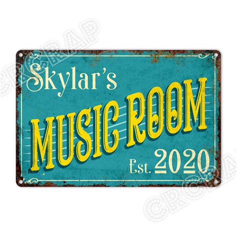 Music Room Sign Custom Music Room Decor Classroom Sign Etsy