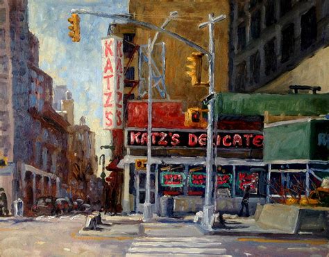 Katzs Delicatessen New York City Painting By Thor Wickstrom Pixels