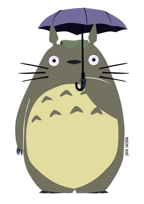 Totoro With Umbrella