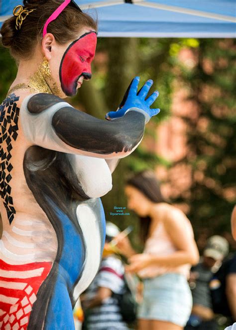 Body Painting New York City Example 4 October 2018 Voyeur Web