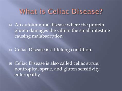 Ppt Celiac Disease Powerpoint Presentation Free Download Id1848227