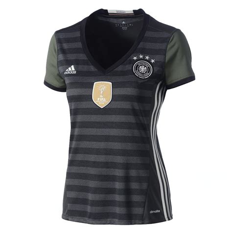 Deutschland wieder mit schwarzen trikots. Adidas EM Deutschland Trikot Auswärts Damen 2016 - kaufen ...