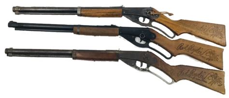 Sold Price 3 Vintage Red Ryder Bb Gun Carbine March 4 0118 600 Pm Edt