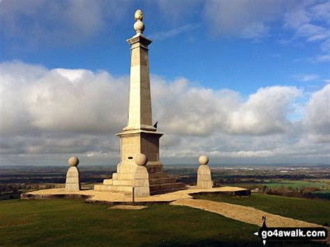 Walk Route Map Bu118 Monument Hill Coombe Hill From Butlers Cross