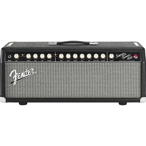 Fender Super Sonic 100 100w Tube Guitar Amp Head Musicians Friend