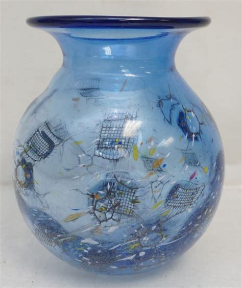 Sold Price Adam Jablonski Signed Art Glass Vase Invalid Date Est