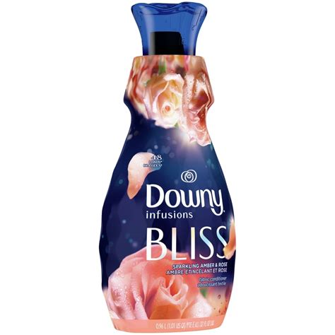 Downy Infusions Bliss Sparkling Amber Rose Liquid Fabric Softener 32 Fl