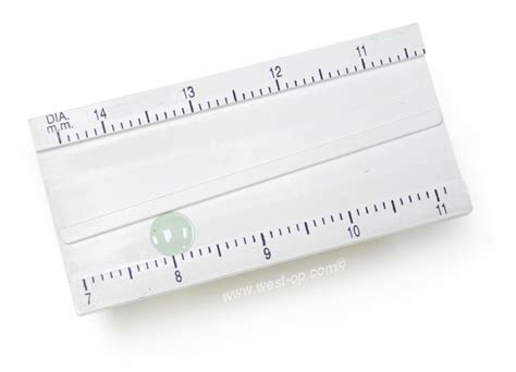 Rgp Contact Lens Diameter Gauge V Gauge